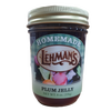 Handcrafted Lehman's plum jelly in an 8 oz jar made with all-natural ingredients, Amish made in USA, ideal for Kitchen & Food, Pantry, Peanut Butter & Jellies, and Best Sellers collections.