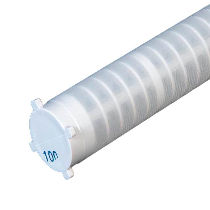 White coarse replacement cartridge for sediment water filter with 150-micron rating, made in USA, featured in Appliances, Emergency Supplies, USA Made, and Water Heating and Treatment collections.