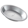 9-inch aluminized steel pie pan with fluted base for improved air circulation and easy pie release, crafted in USA, perfect for Baking Supplies, Kitchen & Food, and Cookware collections.