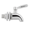 Polished heavy duty stainless steel water spigot with ergonomic lever handle, designed to fit Berkey 304 stainless steel units, ideal for Appliances, Water Heating and Treatment, and Best Sellers collections.