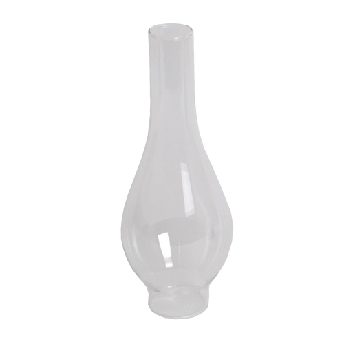 Clear glass chimney for a handcrafted vintage-style oil lamp, designed for reliable use in Farm, Garden & Tool, Emergency Supplies, Best Sellers, and Promo Eligible collections.