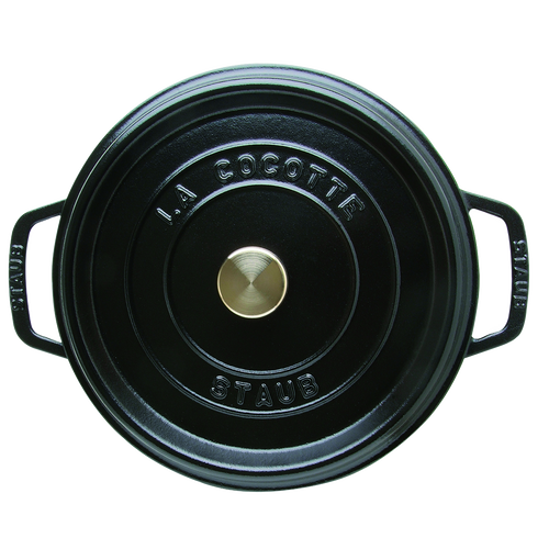 STAUB Round Cast Iron Dutch Oven – 4 Qt