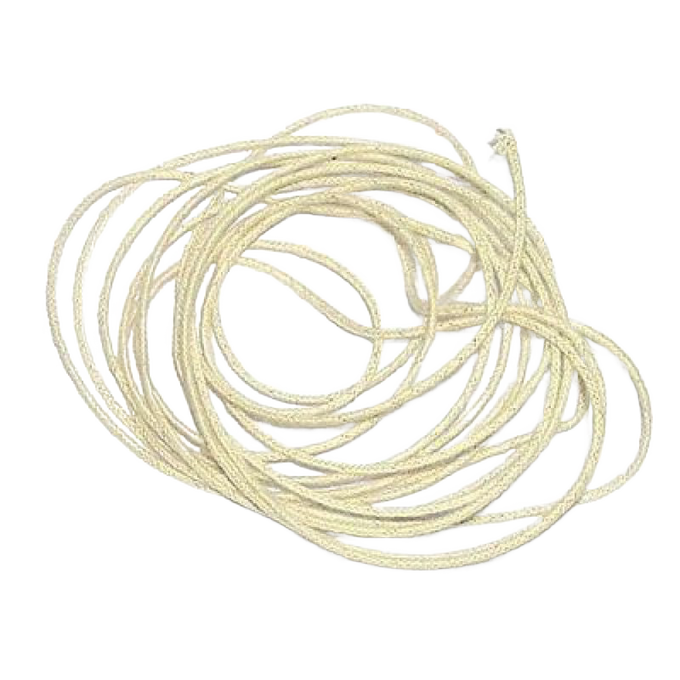 Coiled natural cotton wick with a paper core designed for small container candles under 2 inches, featured in Candlemaking Supplies, Lamps & Lighting, and Best Sellers collections.