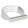 Chunky stainless steel hand pastry blender with four sturdy blades and comfortable handle, designed for effortless dough mixing in Kitchen & Food, Cookware, and Baking Supplies collections.