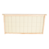 Handcrafted 8-frame wooden beehive frame with foundation sheet, Amish made and USA crafted, ideal for beekeeping supplies in farm and garden collections.