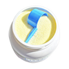 Open white container of finely powdered water distiller cleaner with a blue plastic scoop inside, featured in Appliances, USA Made, Water Heating and Treatment, and Best Sellers collections.