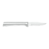 Rada paring knife with a sharp carbon stainless steel blade and satin-finished cast aluminum handle featuring a non-slip grip, ideal for kitchen food prep in USA made collections.