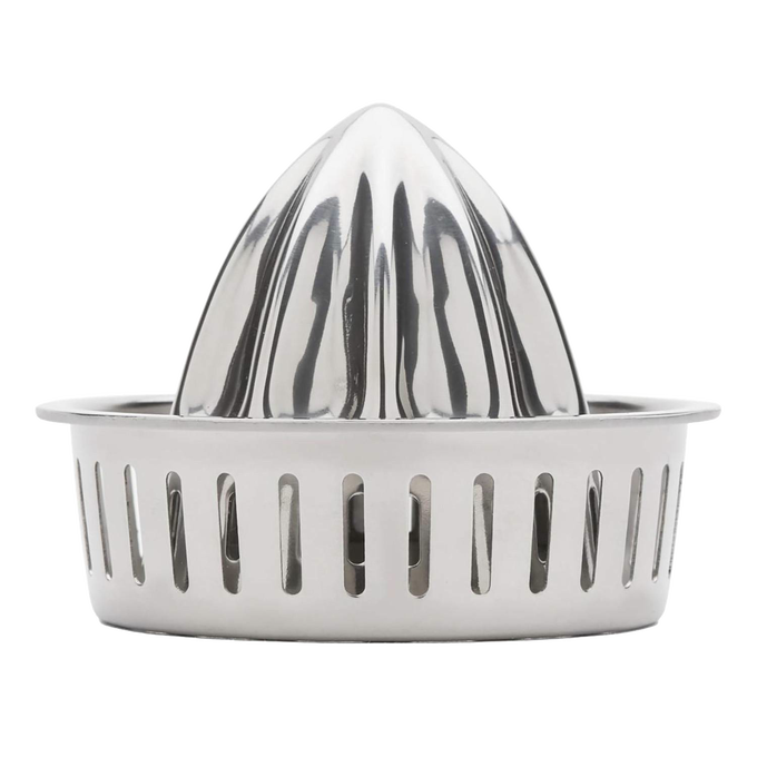 Stainless steel citrus juicer lid designed for wide mouth jars, featuring a sturdy reamer and strainer, ideal for Kitchen & Food, Juicers and Steamers, and Best Sellers collections.