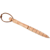Hand-turned garden dibble made from durable maple with one-inch depth markings up to six inches, finished with beeswax and featuring a hanging strap, part of Farm, Garden & Tool and USA Made collections.