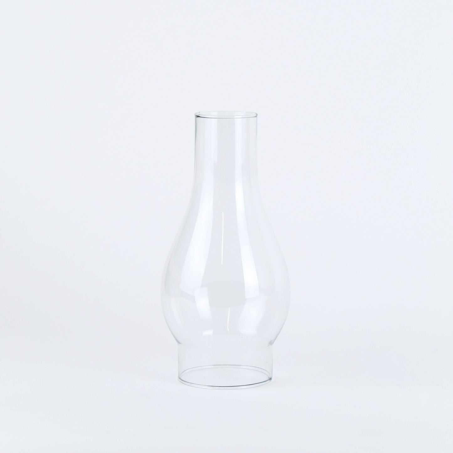Clear replacement chimney with 2-7/8 inch base, handcrafted glass design, suitable for lamps, lighting, chimneys, and parts and accessories collections, popular choice in best sellers and promo eligible.