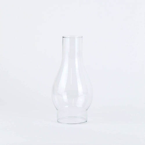 Clear replacement chimney with 2-7/8 inch base, handcrafted glass design, suitable for lamps, lighting, chimneys, and parts and accessories collections, popular choice in best sellers and promo eligible.
