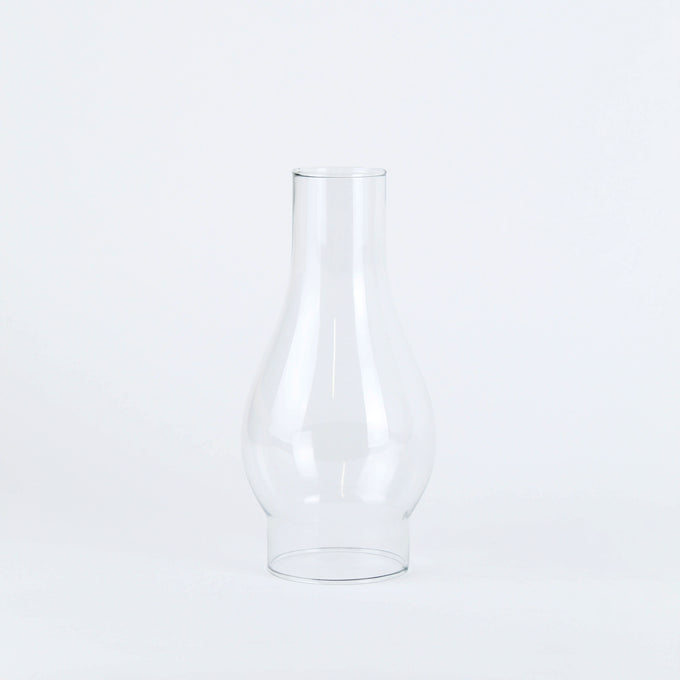 Clear replacement chimney with 2-7/8 inch base, handcrafted glass design, suitable for lamps, lighting, chimneys, and parts and accessories collections, popular choice in best sellers and promo eligible.