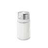 Clear glass sugar dispenser with stainless steel lid and side spout designed to minimize moisture and prevent clumping, ideal for Kitchen & Food, Kitchen Gadgets, Storage and Serving collections.