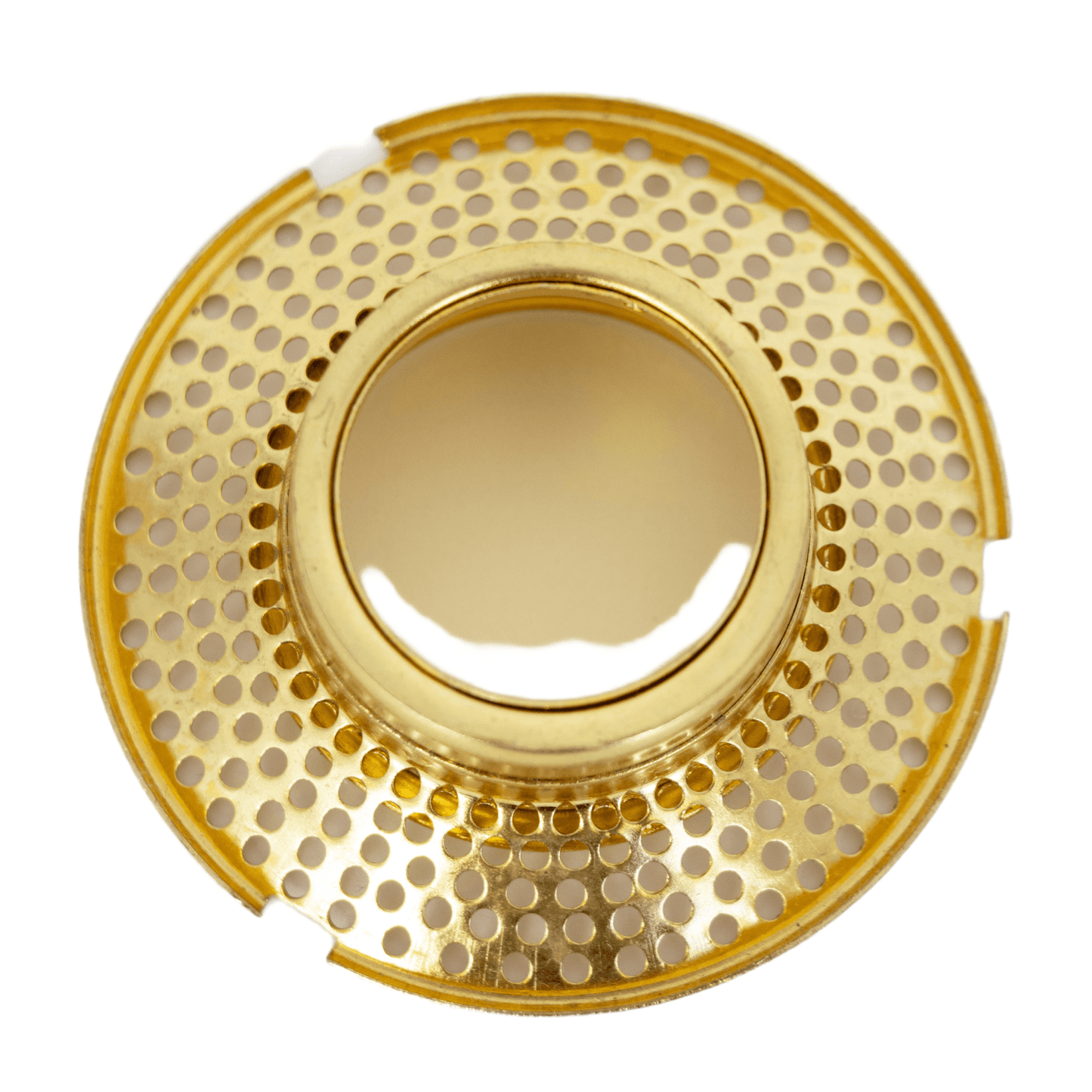 Polished metal outer wick tube with a perforated pattern, designed for use with Aladdin lamp burners, featured in Lamps & Lighting, Parts and Accessories, Wicks and Mantles, Best Sellers, and Promo Eligible collections.