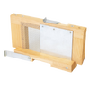Handcrafted wooden robbing screen with metal mesh and adjustable metal latches, designed for beekeeping to protect hives, Amish made in the USA, featured in Farm, Garden & Tool collections.