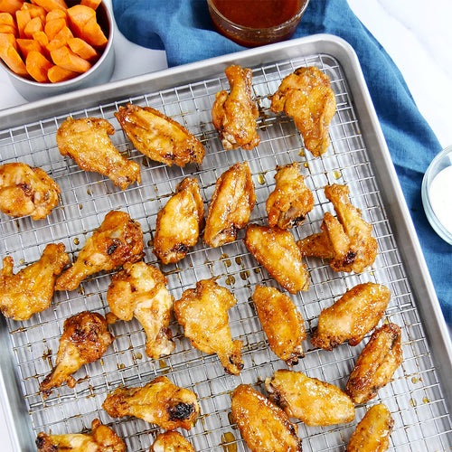 Extra Large Non-Stick Sheet Pan with Baking Rack