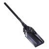 Black steel ash shovel with wide scoop and ergonomic handle, designed for easy ash removal in hearths and wood stoves, handcrafted in USA, ideal for Stoves and Hearth Accessories collections.