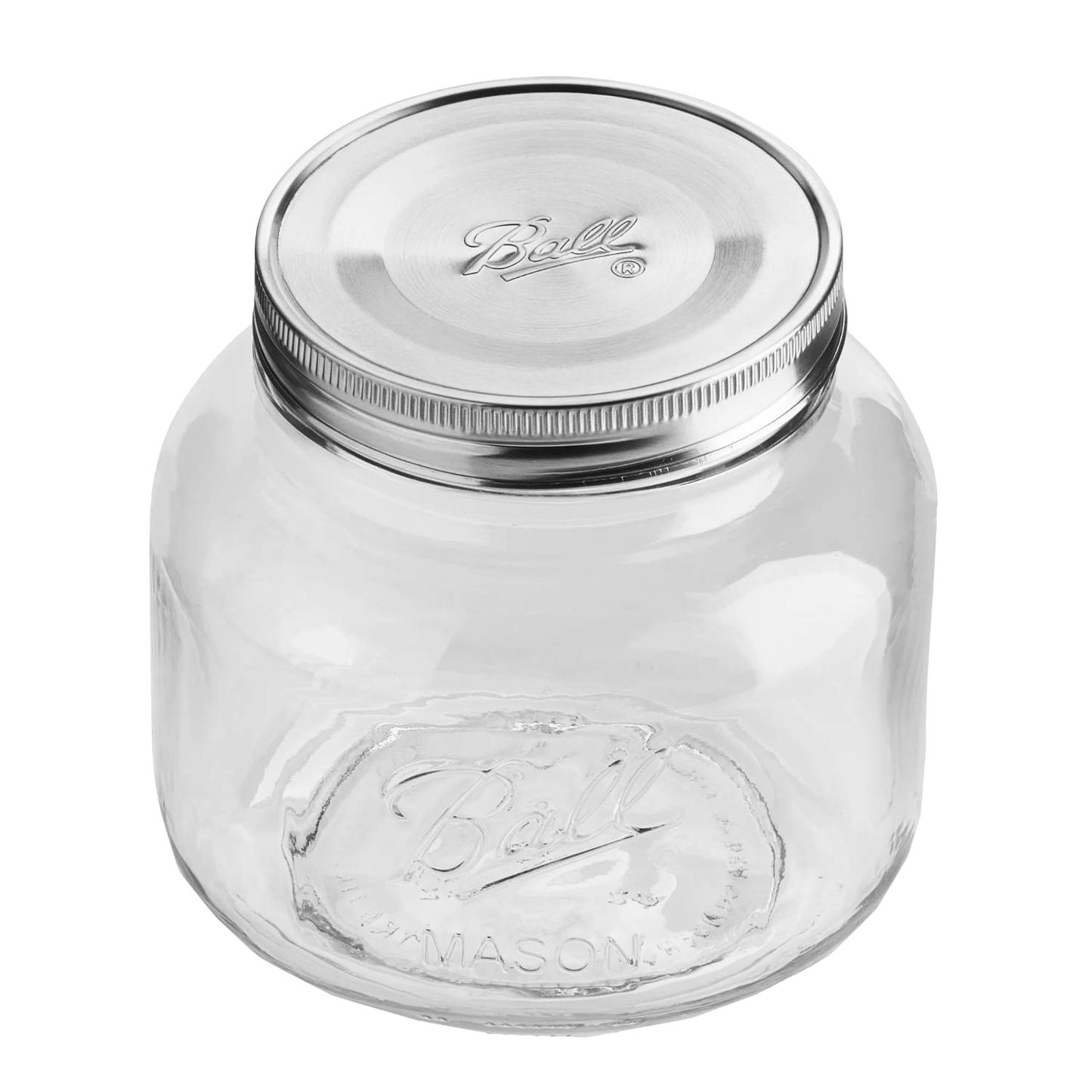 Unique handcrafted large glass storage jar featuring a stainless steel lid, ideal for organizing kitchen and pantry spaces, perfect for Home & Decor, Kitchen & Food, and Household Helpers collections.