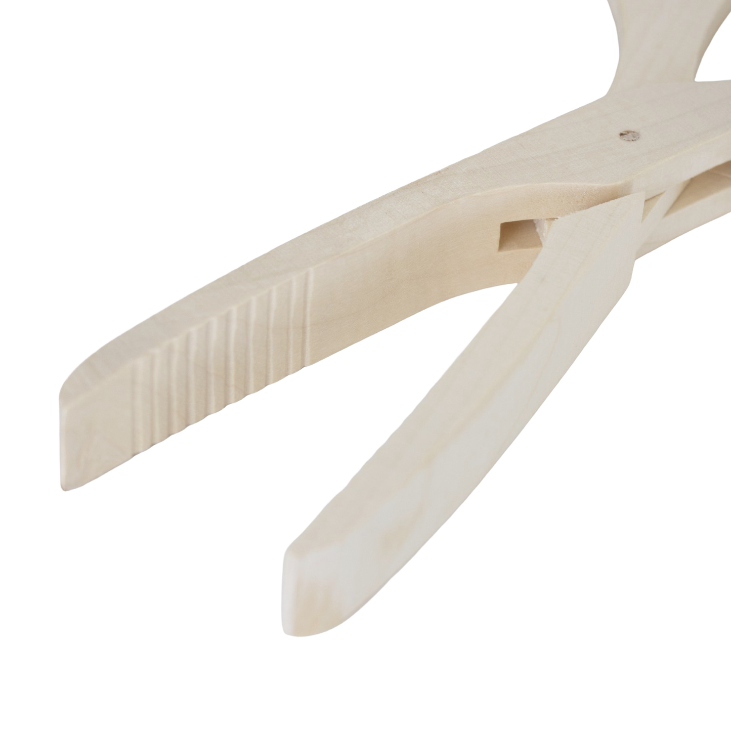 German-Made Maple Scissor Tongs