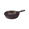 Classic black cast iron skillet with a long handle, pre-seasoned for immediate use, designed for exceptional heat retention in Kitchen & Food, Cookware, Cast Iron, Best Sellers, and Promo Eligible collections.