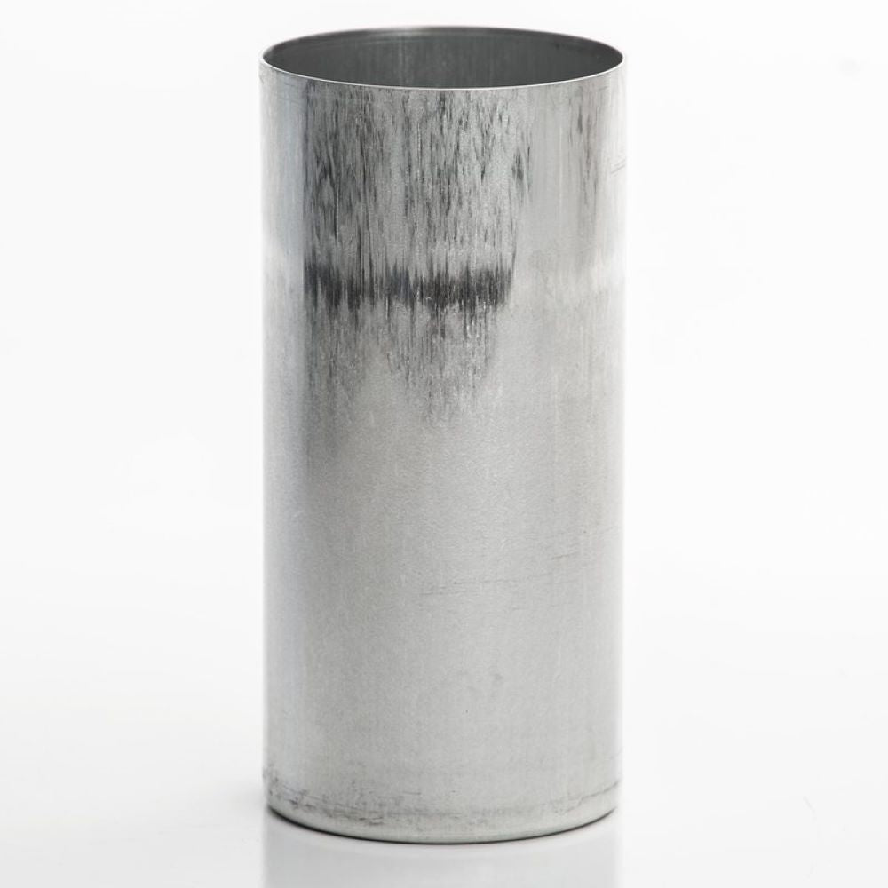 Durable one-piece aluminum round mold for creating 20 oz candles, featuring seamless construction and perfect mold release, ideal for Candlemaking Supplies, USA Made, and Best Sellers collections.