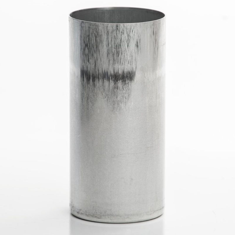 Durable one-piece aluminum round mold for creating 20 oz candles, featuring seamless construction and perfect mold release, ideal for Candlemaking Supplies, USA Made, and Best Sellers collections.