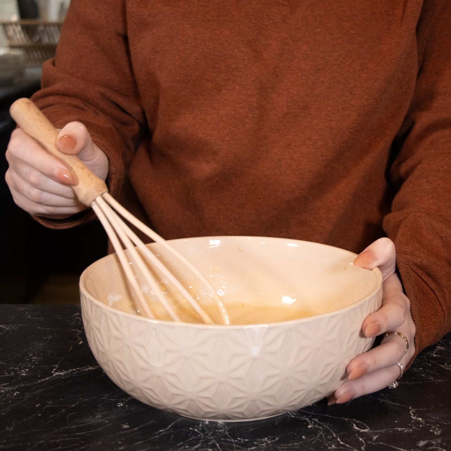 German-Made Beechwood Whisk