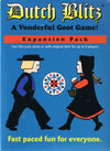 Colorful game box cover featuring stylized illustrations of a boy and girl in traditional attire on bright blue background, promoting a fast-paced expansion pack for family play, ideal for Toys, Books & Games and Children's Toys collections.