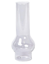 Clear replacement glass chimney with a 2-1/2 inch base and 8-1/4 inch height, designed for use with hanging trawler lamps, featured in Lamps & Lighting and Parts and Accessories collections.