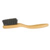 Handcrafted shoe polish applicator brush with soft black horsehair bristles and smooth wooden handle, designed to evenly spread polish and conditioner, ideal for Health & Wellness, Home & Decor, Clothing and Accessories, Household Cleaning, and Best Sellers collections.