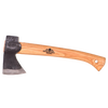 Compact hatchet with a forged steel blade and smooth wooden handle, handcrafted for durability, suitable for Farm, Garden & Tool, Hand Tools and Hardware, and Wood Cutting collections.