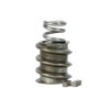 Stainless steel corn and bean auger with spring attachment designed for use with Country Living Grain Mill, handcrafted in USA, featured in Kitchen & Food, Grain Mills, and USA Made collections.