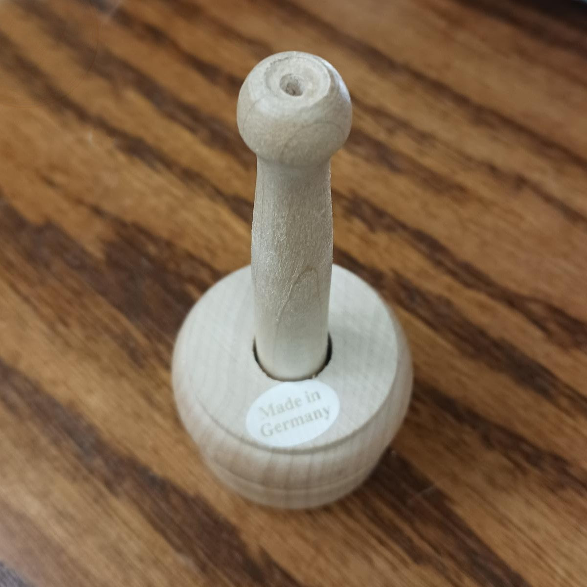 Handcrafted small butter mold made from blemish-free, close-grained hardwood with a natural finish, designed for making butter, featured in Kitchen & Food and Specialty Equipment collections.