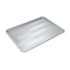 Prism half-sheet aluminum baking pan with a distinctive grid pattern for improved airflow and even browning, featured in Kitchen & Food and USA Made collections.