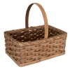 Amish-Made Handwoven Rectangle Basket