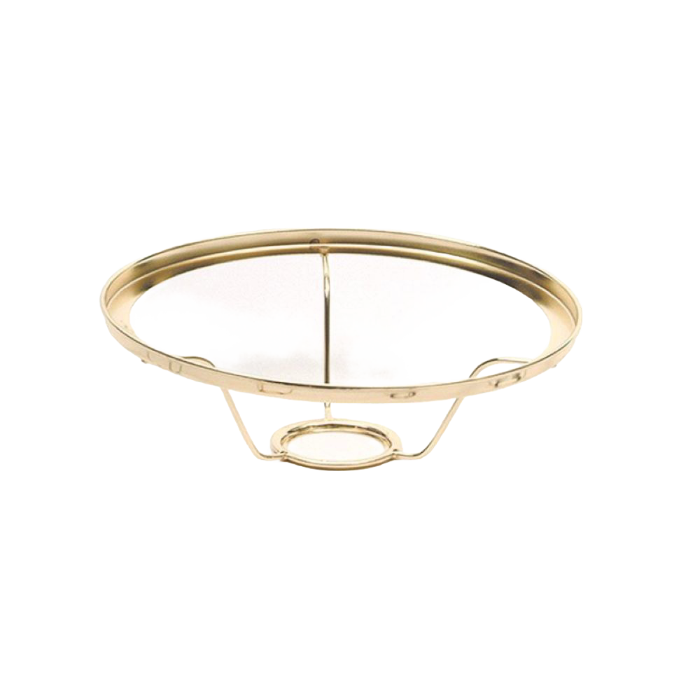 Handcrafted brass shade ring designed for 10-inch diameter glass lamp shades, compatible with select Aladdin models, featured in Lamps & Lighting, Parts and Accessories collections.