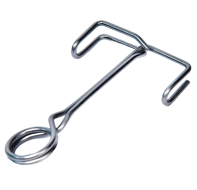 Sturdy metal clamp designed to control juice flow for steam juicers, compatible with Kitchen & Food, Juicers and Steamers, Best Sellers, and Promo Eligible collections.