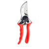 Heavy-duty bypass pruners with drop-forged high-carbon steel blades and ergonomic red handles, designed for pruning thicker stems, featured in Farm, Garden & Tool and Lawncare collections.