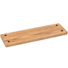 Handcrafted wooden rectangle seat for an old-fashioned tree swing, made in USA, ideal for outdoor play, children's toys, lawn games, and included in best sellers and promo collections.