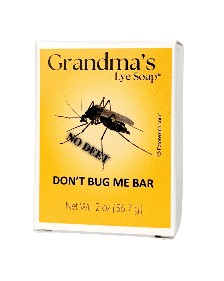 Box of Grandma’s handcrafted soap bar formulated with essential oils to naturally repel mosquitoes, ideal for Health & Wellness and Grooming and Personal Hygiene collections.