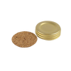Brass oil lamp cap with 1-inch female threads and a cork gasket, designed for use with glass fonts, featured in Lamps & Lighting, Parts and Accessories, Lamp Burners and Collars, Best Sellers, Promo Eligible collections.