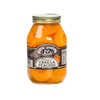 Glass jar of old-fashioned canned vanilla-flavored peaches with natural syrup, handcrafted and USA made, featured in Kitchen & Food, Food, Pantry, USA Made, Best Sellers, Promo Eligible collections.