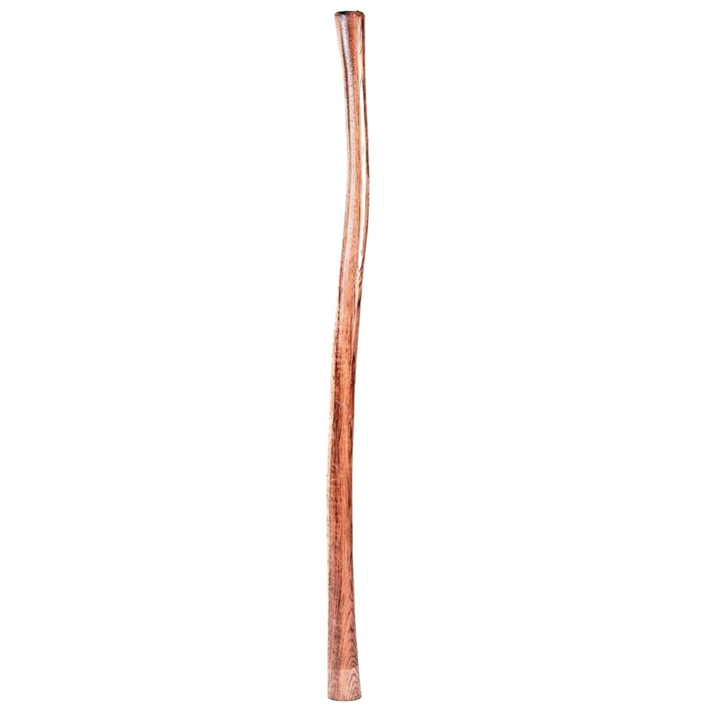 Lacquered hickory replacement handle for European-style grape hoe, handcrafted in USA, ideal for farm, garden, and cultivating tool collections, featured among best sellers.