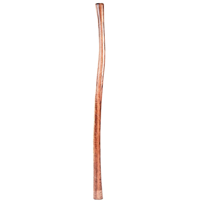 Lacquered hickory replacement handle for European-style grape hoe, handcrafted in USA, ideal for farm, garden, and cultivating tool collections, featured among best sellers.