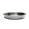 Durable stainless steel round cake pan with a smooth, rust-resistant surface, ideal for even heat baking in Kitchen & Food, Cookware, Baking Supplies, and Pots and Pans collections.