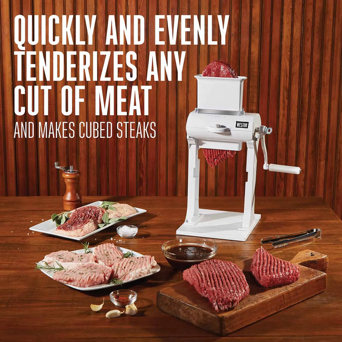 Weston Manual Meat Cuber & Tenderizer