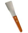 Handcrafted ice cream spade featuring a stainless steel blunt blade riveted to a polished hardwood handle, ideal for serving frozen desserts, part of Kitchen & Food and Specialty Equipment collections.