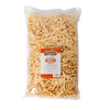 Clear plastic bag filled with handcrafted medium-width all-natural egg noodles, made in USA, ideal for Kitchen & Food, Pantry, Food, USA Made, Best Sellers, and Promo Eligible collections.