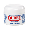 Small white jar of Quret Old-Time Cream drawing salve with red and blue text, handcrafted and made in USA, ideal for Health & Wellness, Health Remedies, and Best Sellers collections.