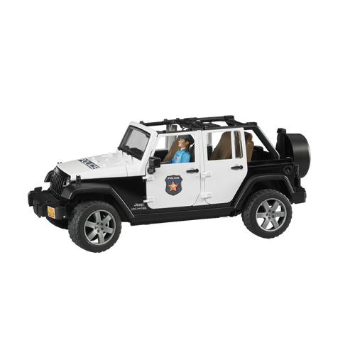 Bruder Toys Jeep Wrangler Rubicon Police Vehicle with Officer